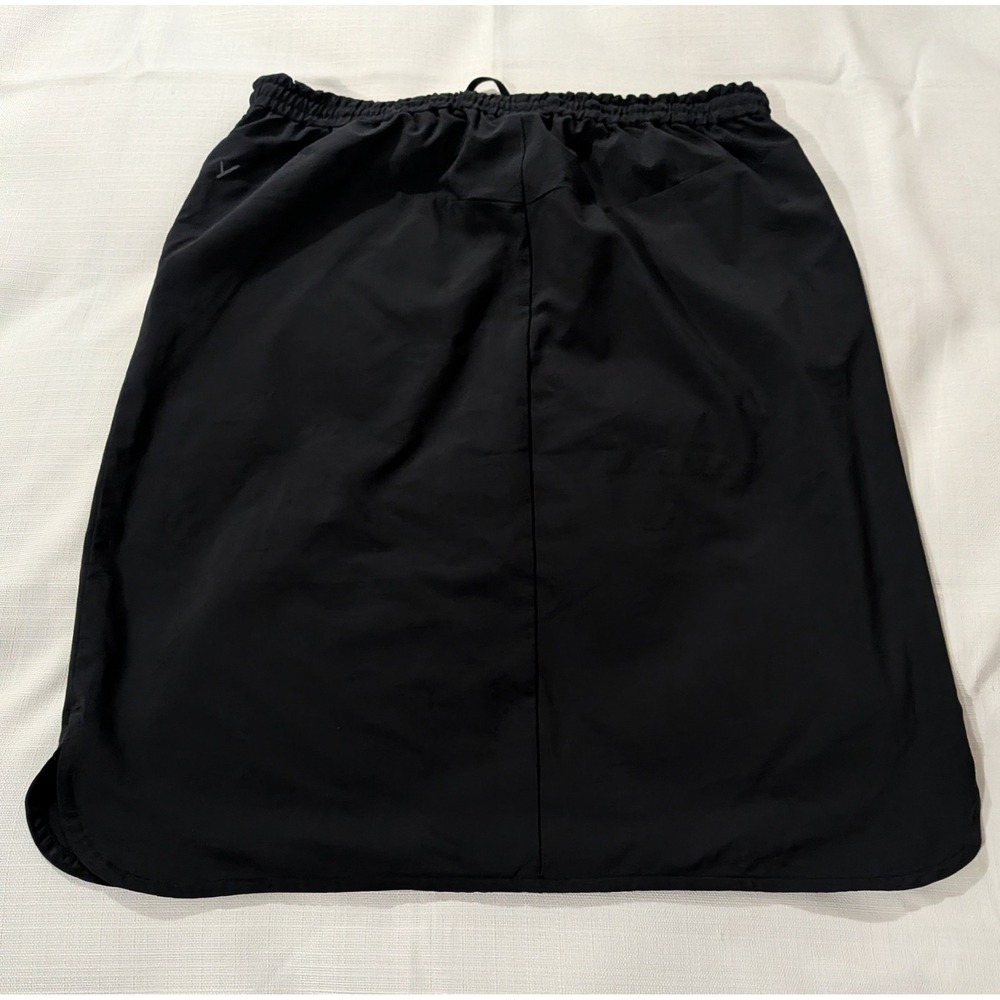 Indyeva Sz M Skirt Elastic Drawstring Waist Active Golf Hiking Preppy Side Slit